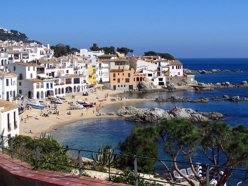 Badplaats Calella aan de Costa de Barcelona