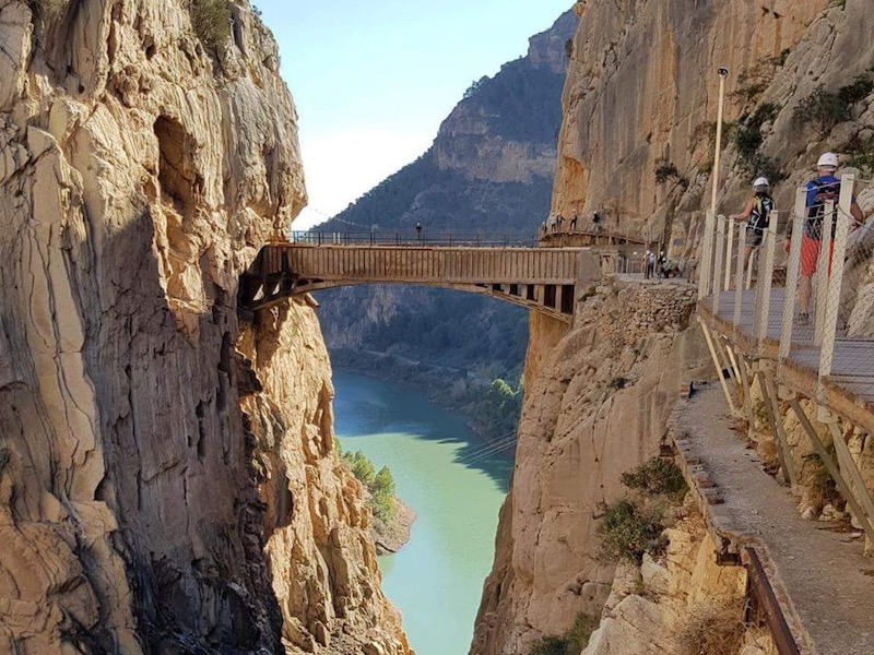 Caminito del Rey (provincie Málaga, Zuid-Spanje)