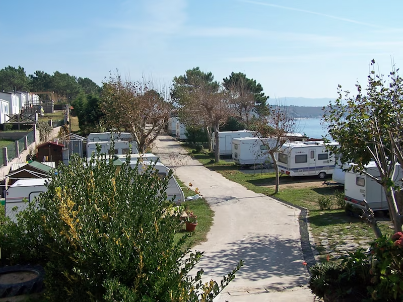 Prachtig gelegen camping aan zee in Galicië (Noord-Spanje)