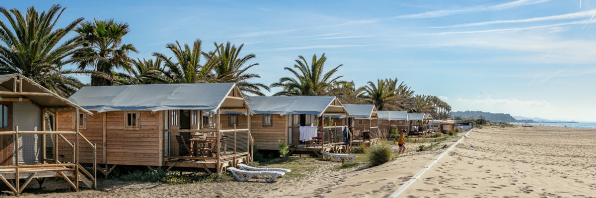 Camping aan zee in Spanje