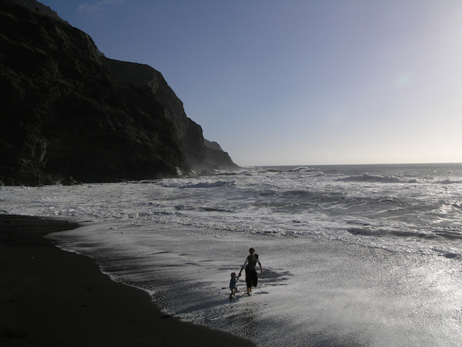 Het strand van Alojera, een idyllisch dorpje in het noordwesten van Canarisch eiland La Gomera