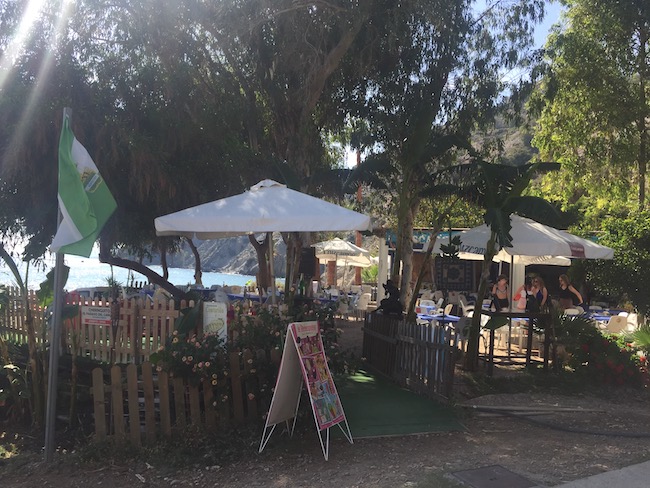 Restaurant Paraíso del Cañuelo aan het Cañuelo strand