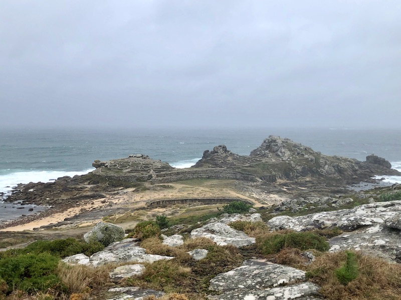 Castro de Baroña in de Rías Baixas (Galicië, Noord-Spanje)