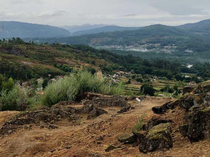 De Castro de Troña in de buurt van Balneario Mondariz (Galicië)