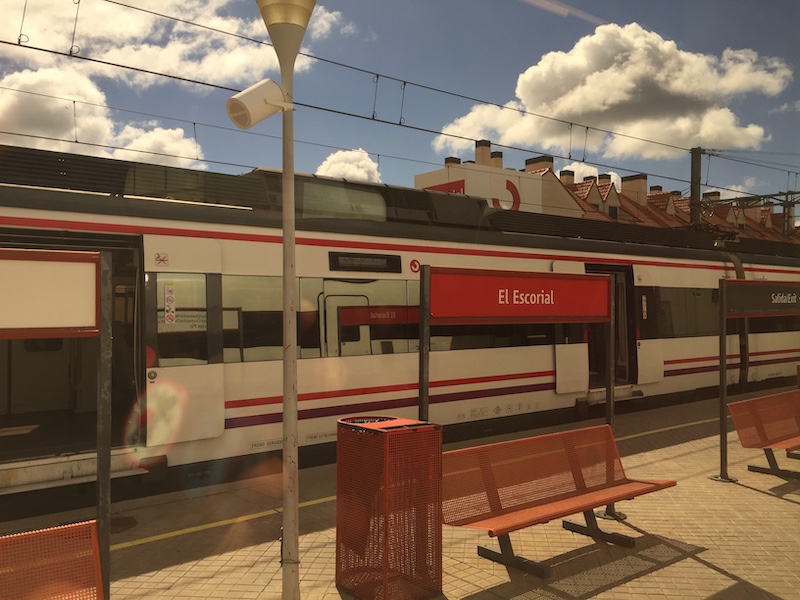 Cercanias trein van Madrid naar El Escorial