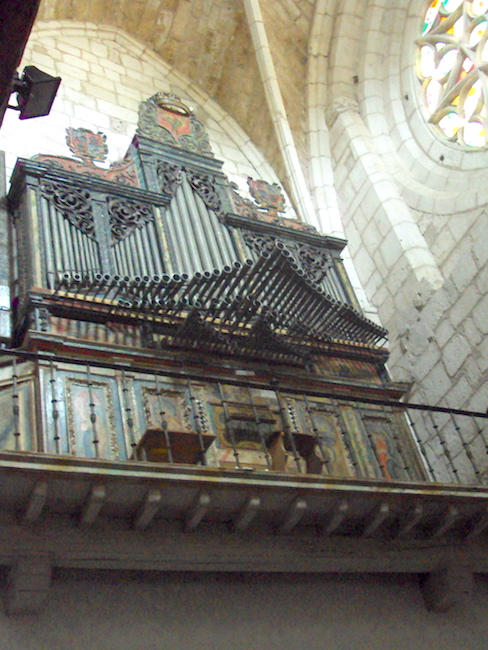 Het orgel in de Colegiata van Covarrubias in Castillië en Leon dateert uit de 17e eeuw