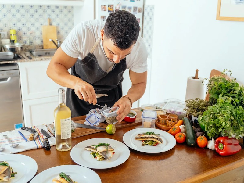 5-gangen diner bij een local in Palma de Mallorca 5-gangen diner bij een local in Palma de Mallorca