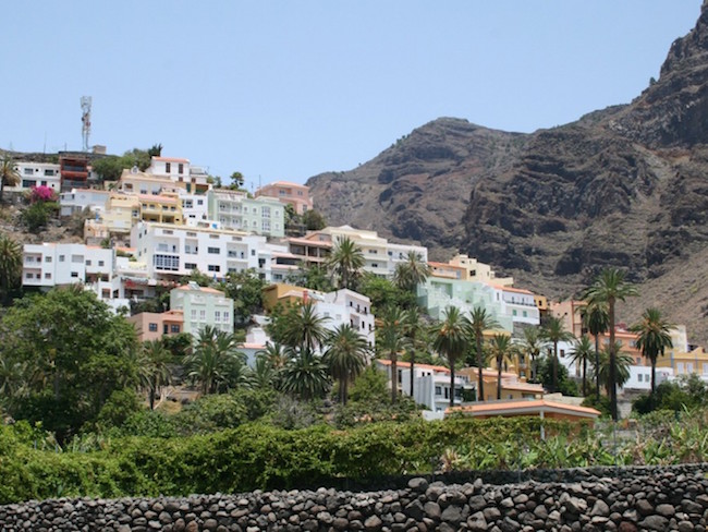 Een dorpje op La Gomera (Canarische Eilanden)