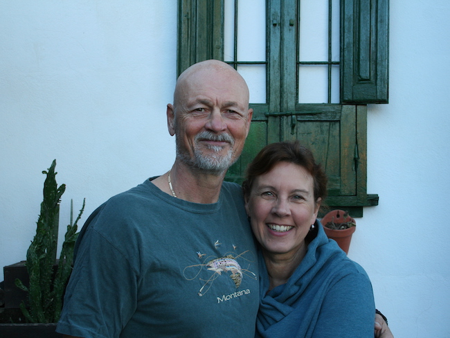 Erica en Rik van de Nederlandstalige B&B Casa el Naranjo