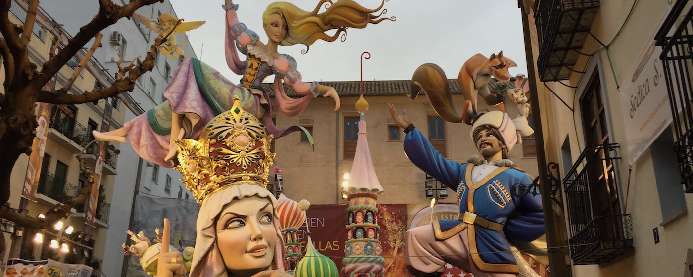 Fallas feesten in Valencia