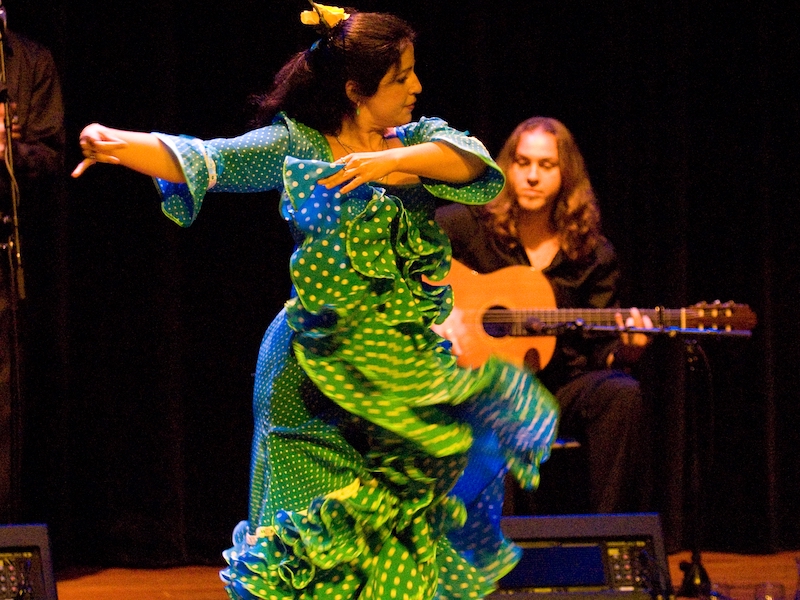De Nederlandstalige Flamenco danseres Maria in Sevilla