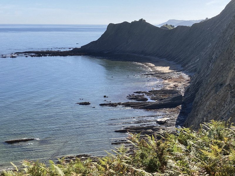 De Flysch bij Zumaia, aan de kust van Baskenland