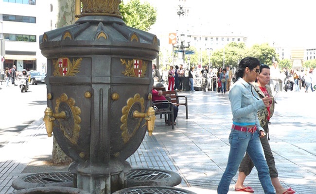 De Fuente de Canaletas in Barcelona