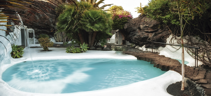 Het huis van kunstenaar Cesar Manrique op Lanzarote