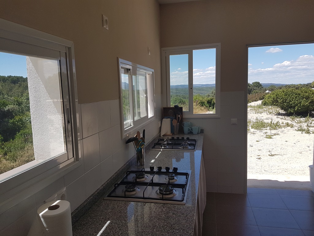 Gezamenlijke keuken van camping Benalí