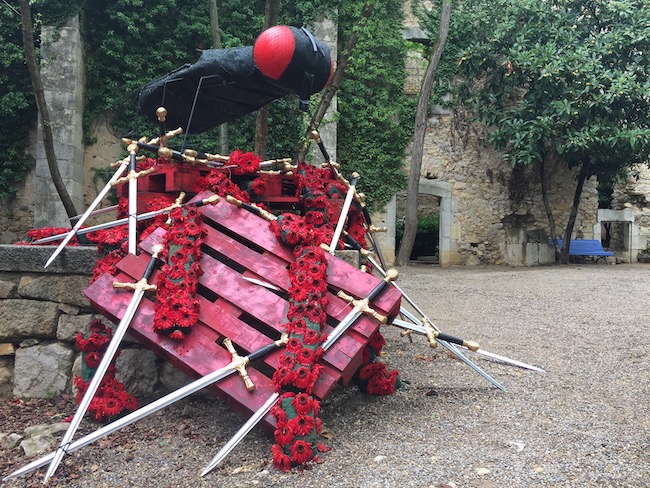 Bloemversiering Jardí dels Alemanys (Girona Temps de Flors 2019)