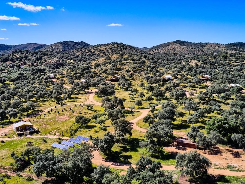 Genieten van volop privacy in de dehesa van de Sierra Morena
