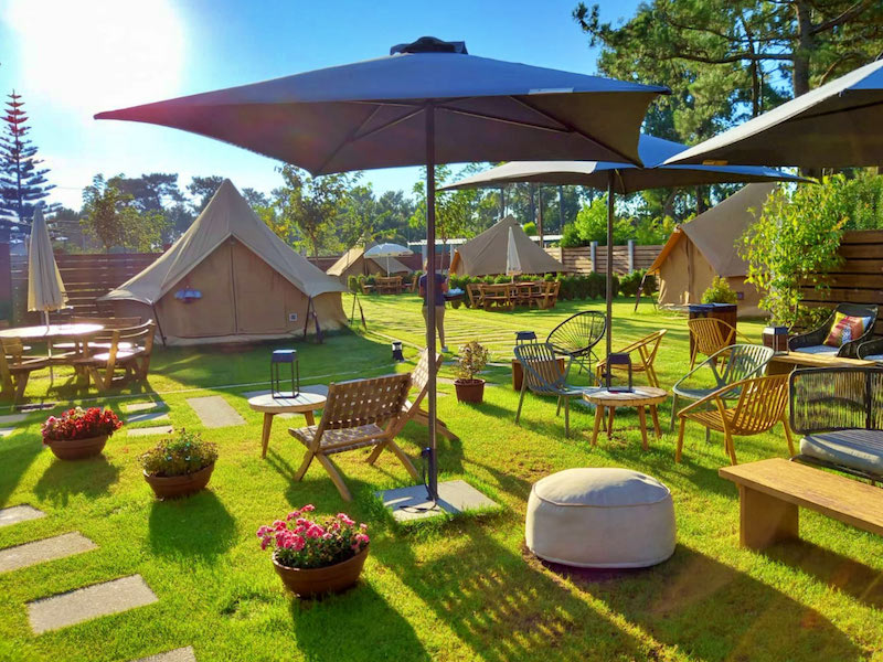 Glamping Illa de Arousa in de Rías Baixas in Galicië (Noord-Spanje)