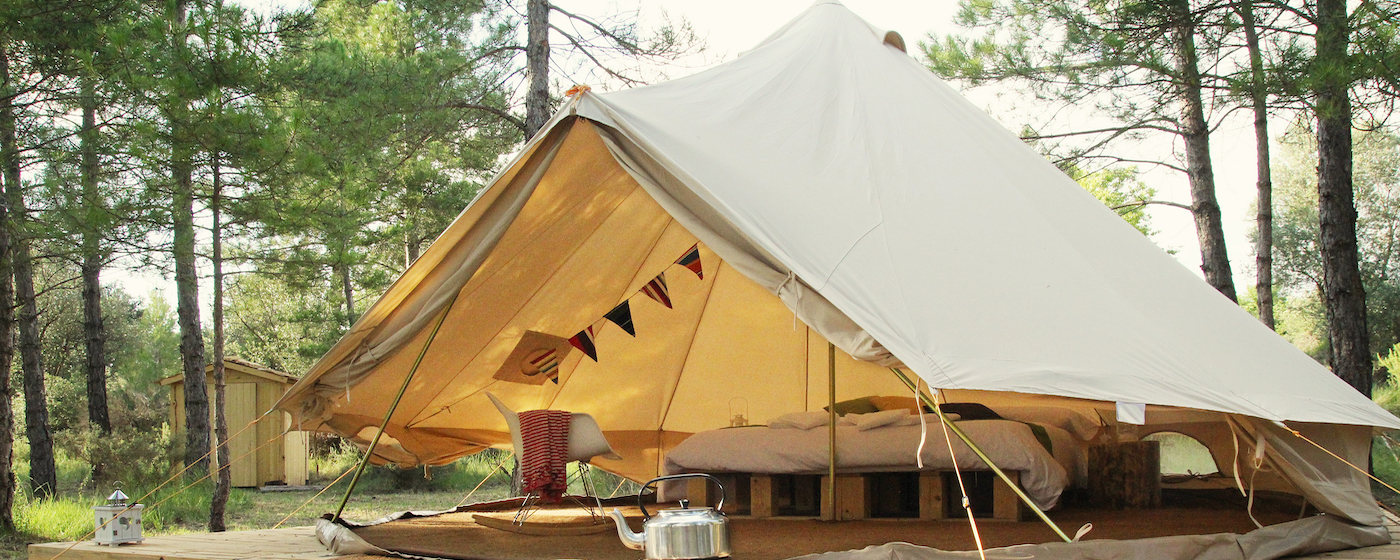 Luxe kamperen op een glamping in Spanje