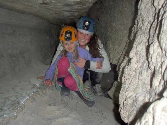 Op avontuur in de grotten van Sorbas (Almería, Andalusië)