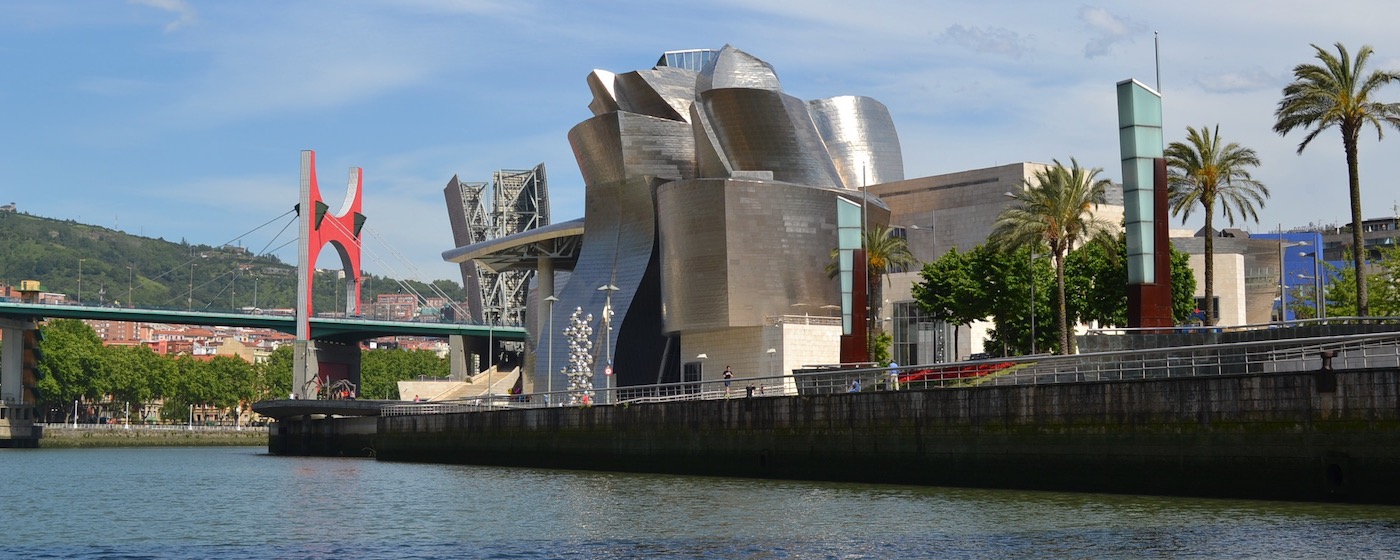 Güggenheim museum in Bilbao (Baskenland, Noord-Spanje)
