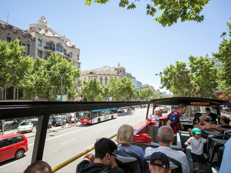 Hop on hop off bus Barcelona