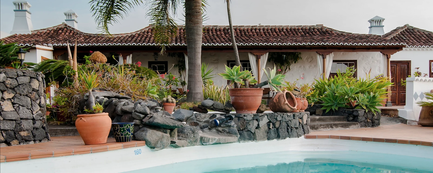 Authentiek klein hotel op Canarisch eiland La Palma
