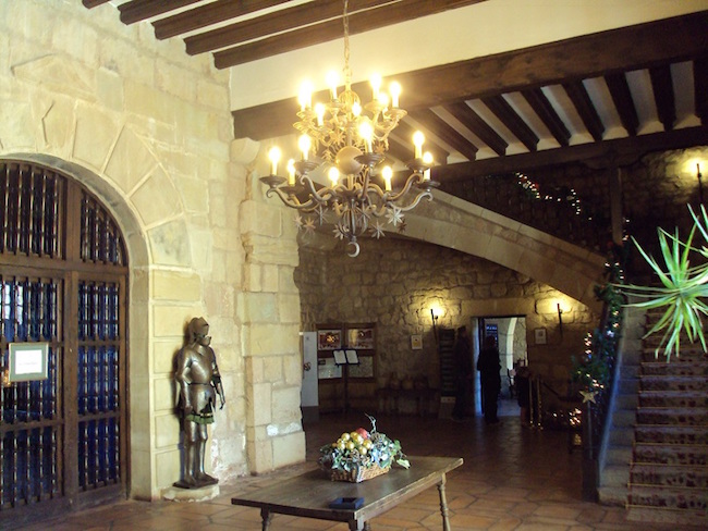 Interieur van het Parador hotel van Sigüenza