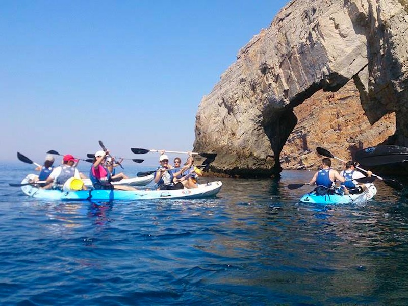 Kajakken en snorkelen bij Mazarrón (Murcia)