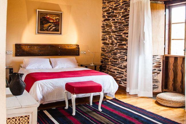 Gastenkamer B&B Casa Cabaza in binnenland Galicië (Noord Spanje)