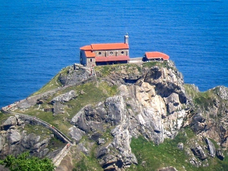 De kapel San Juan de Gaztelugatxe