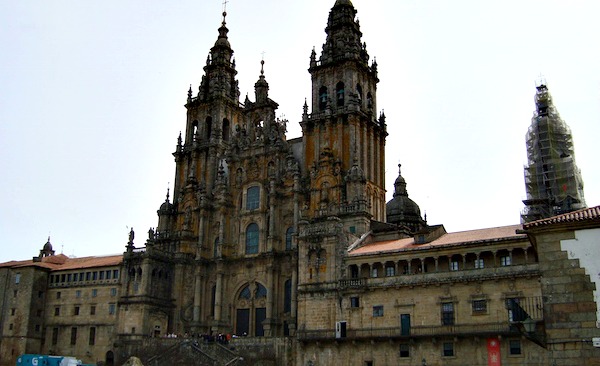 De kathedraal van Santiago de Compostela
