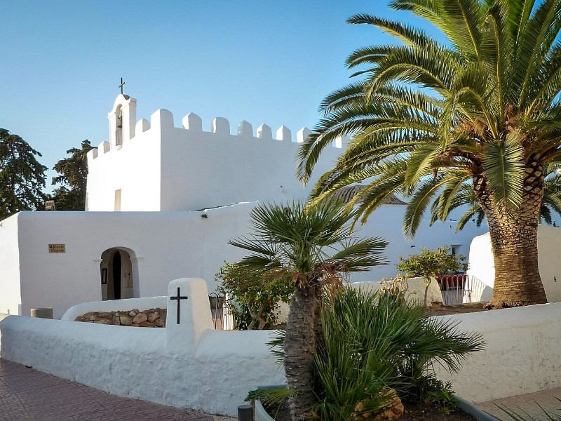 De kerk van Sant Jordi op Ibiza