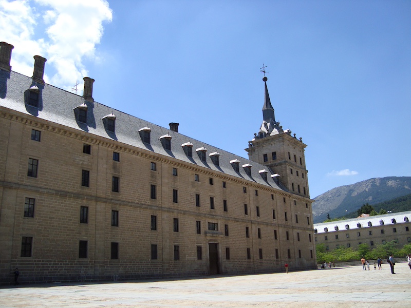 Klooster van El Escorial in Sierra de Guadarrama 