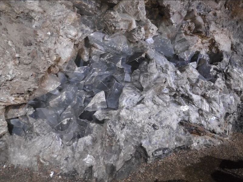 Andere kristallen in de Mina Rica bij Pulpí (Andalusië)