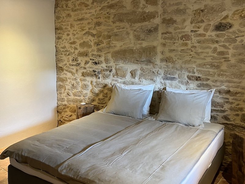 Slaapkamer van vakantiehuis van Casa la Sonrisa