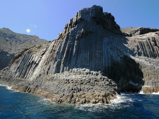 Los Órganos op La Gomera (Canarische Eilanden)