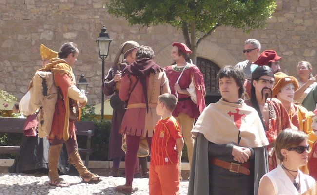 Middeleeuwse feesten in Siguenza (Midden Spanje)