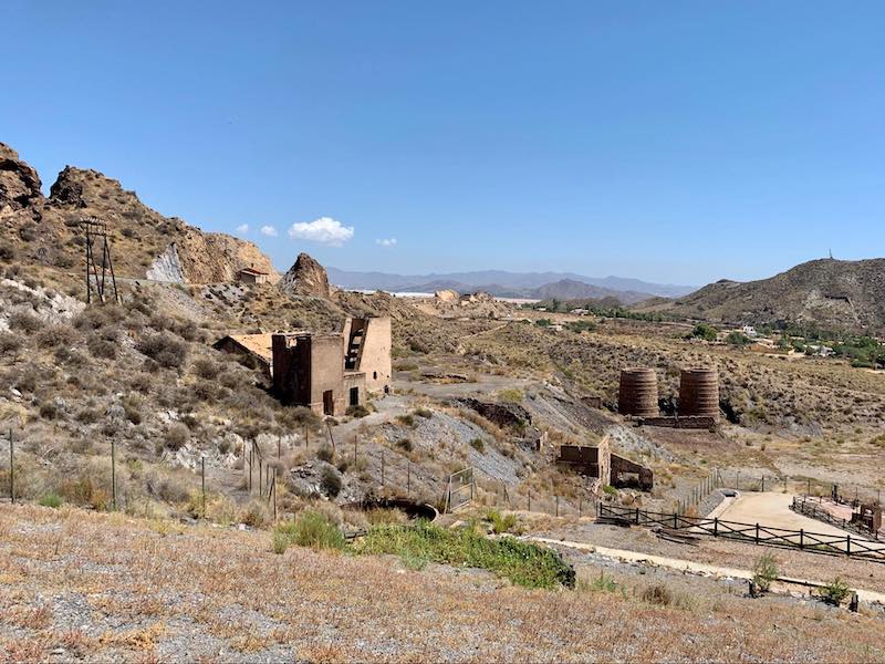 De Mina Rica mijn buiten Pulpí (Almería)