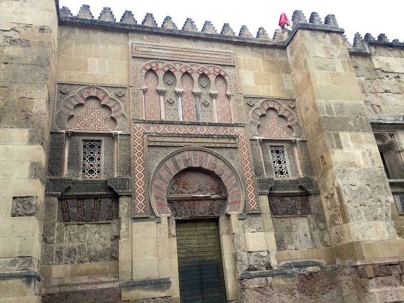 Oude ingang tot Mezquita in Córdoba