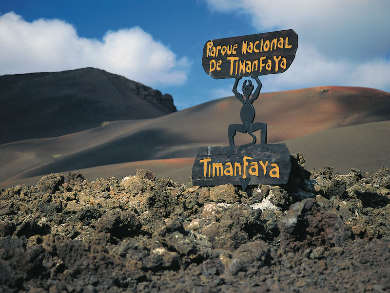 Nationaalpark Timanfaya (Canarisch eiland Lanzarote)