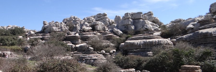 Natuurpark El Torcal bij Antequera (Malaga, Andalusië, Zuid-Spanje)