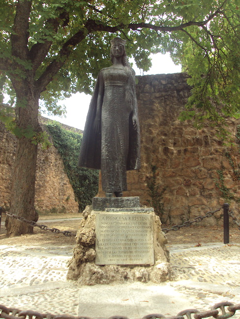 Monument in Covarrubias voor de Noorse prinses Kristina