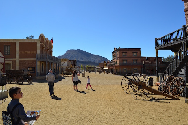 Een Western themapark in de woestijn van Almería