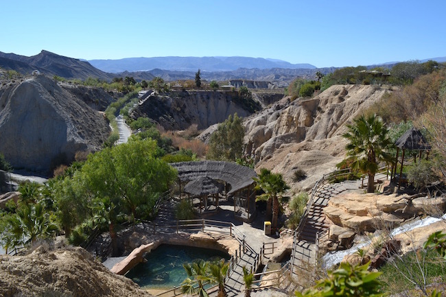 Tabernas woestijn gezien vanuit Oasys Minihollywood
