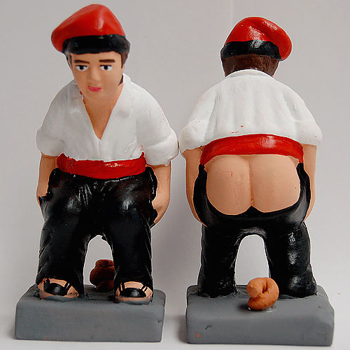 Oorspronkelijk was El Caganer het beeld van een herder