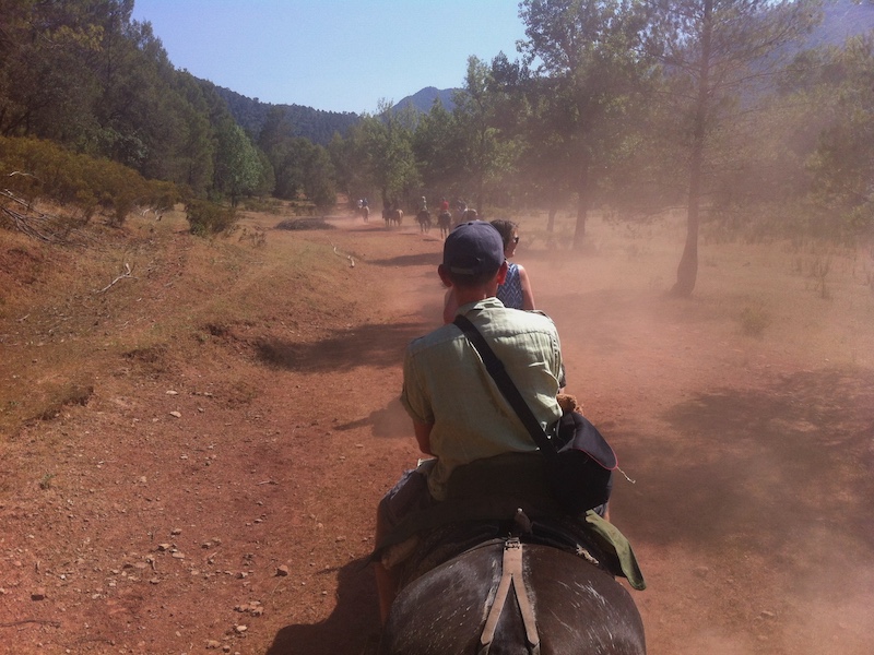 Paardrijden in de Sierra de Cazorla (Zuid-Spanje)