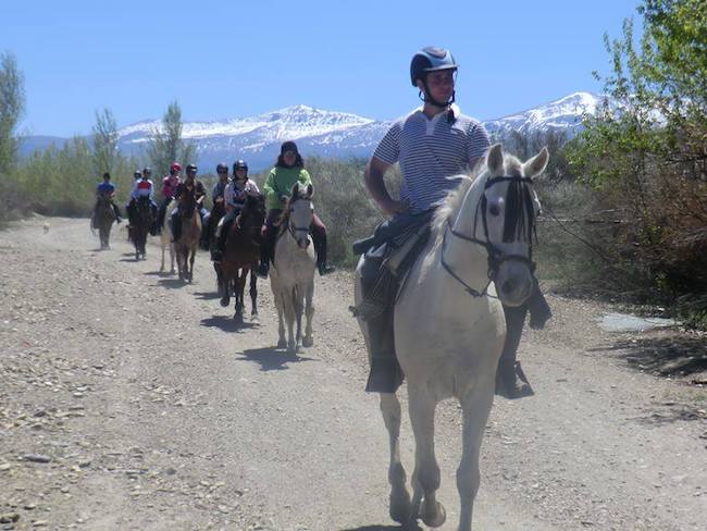 Paardrijden in de Sierra Nevada