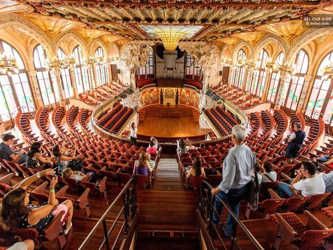 Palau de la Música Catalana in Barcelona (foto: GetYourGuide)