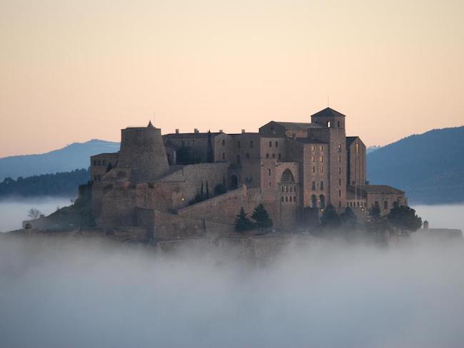 De Parador van Cardona in de Berguedà streek in Catalonië